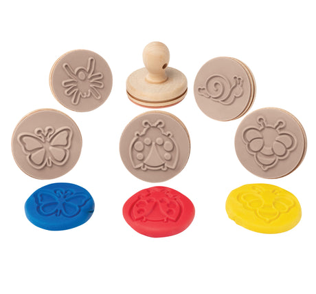 EC Wooden Dough Stamps - Bugs - Educational Vantage