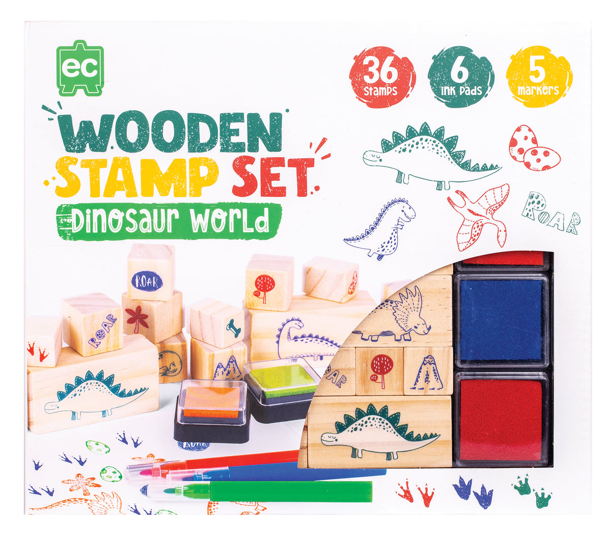 Wooden Stamper Set - Educational Vantage