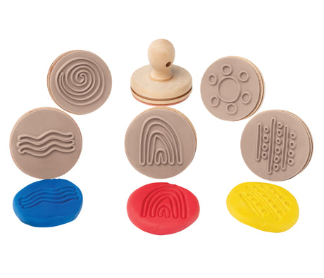 EC Wooden Dough Stamps - Indigenous Nature - Educational Vantage