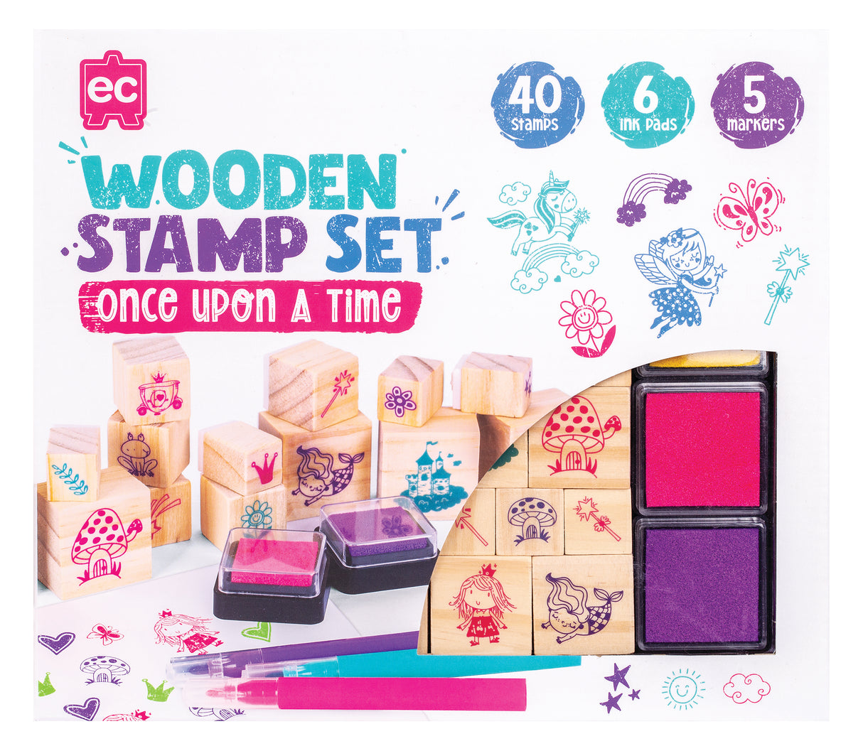 Wooden Stamper Set - Educational Vantage