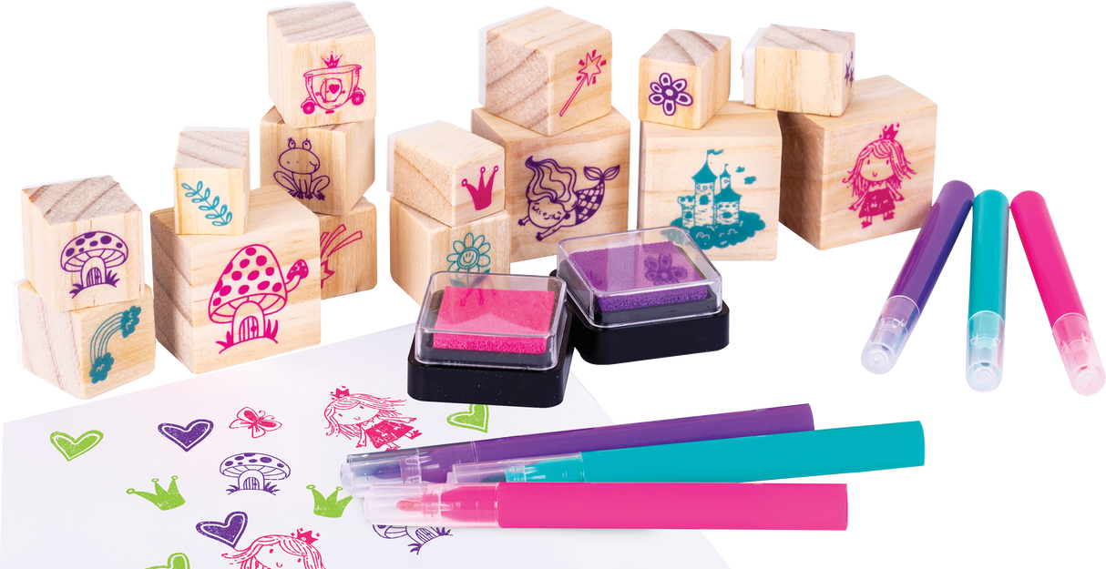 Wooden Stamper Set - Educational Vantage