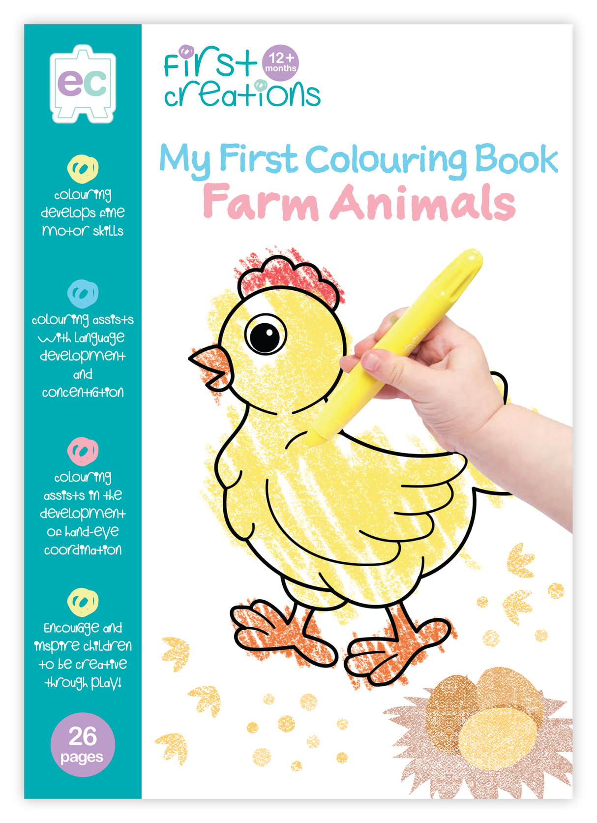 My First Colouring Book - Farm Animals - Educational Vantage