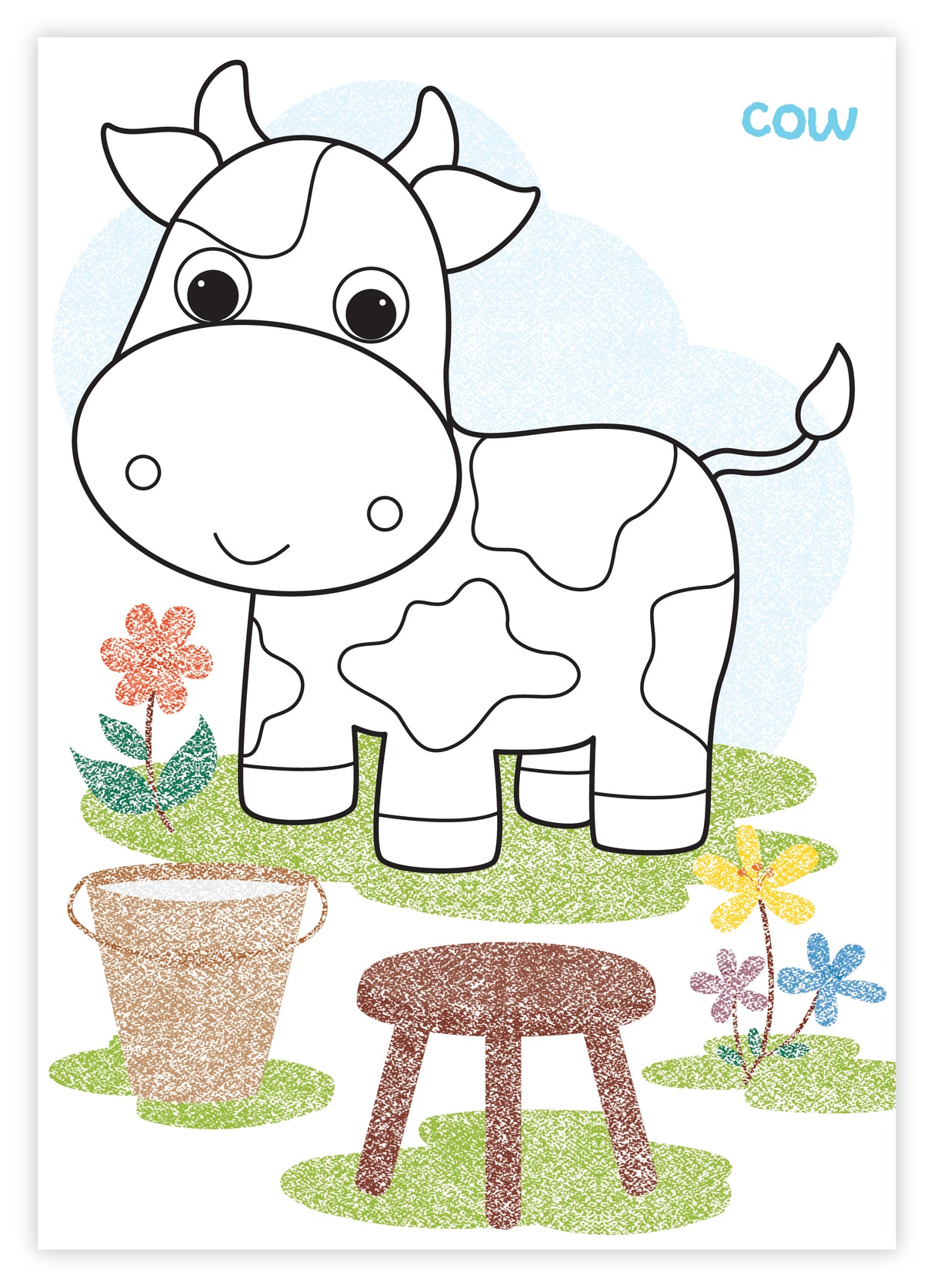 My First Colouring Book - Farm Animals - Educational Vantage