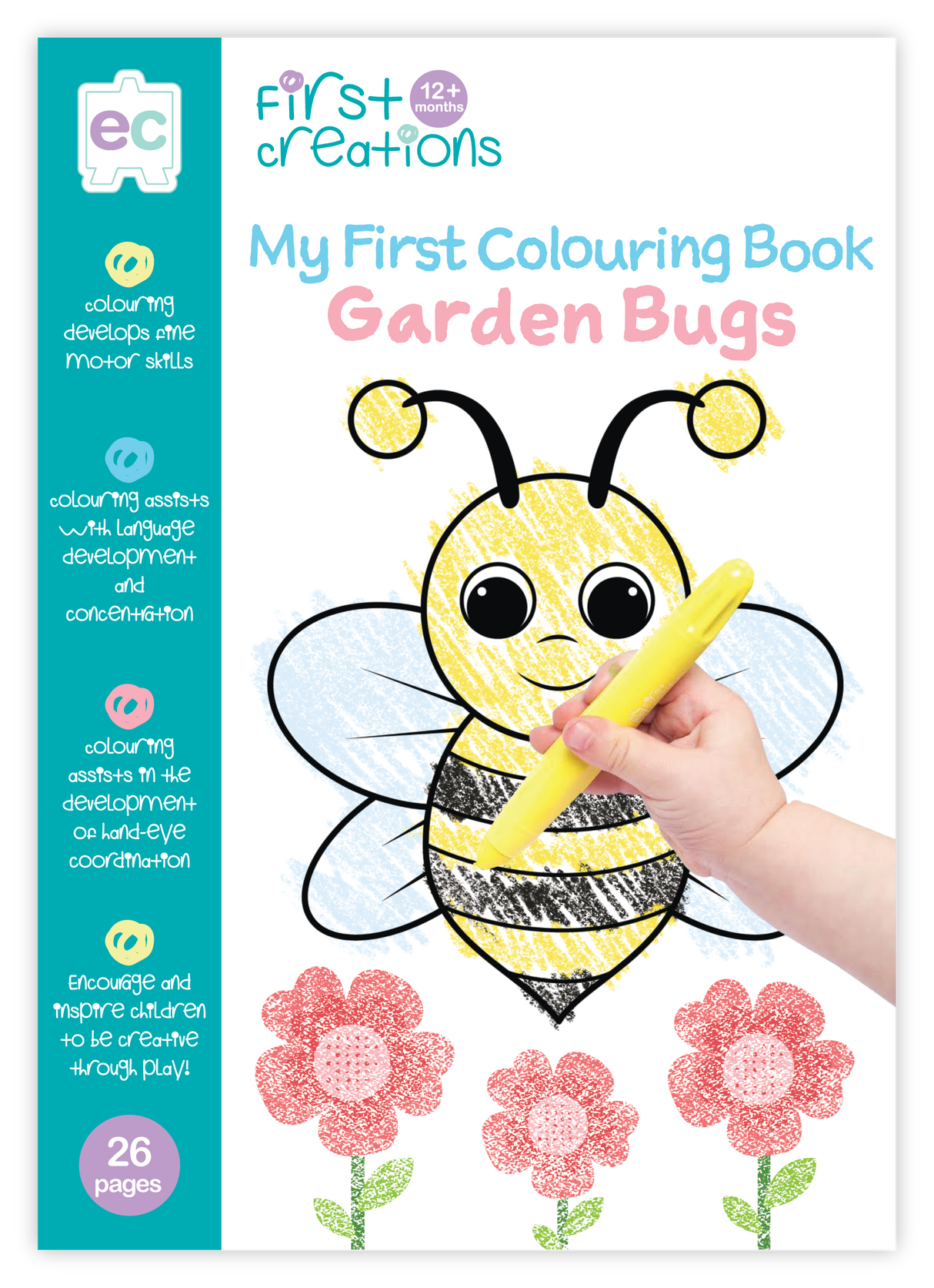 My First Colouring Book - Garden Bugs - Educational Vantage