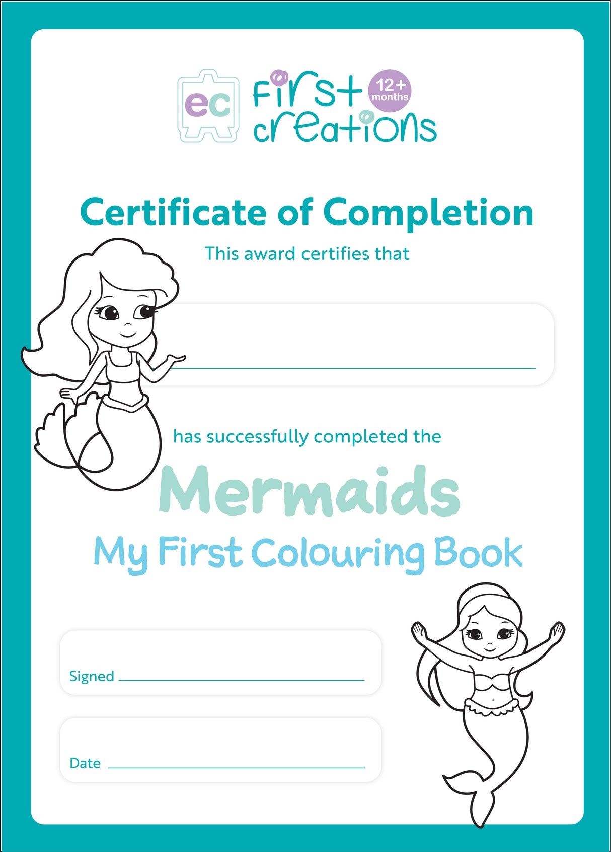 My First Colouring Book - Mermaids - Educational Vantage