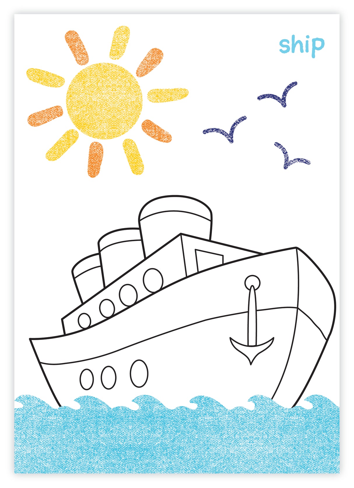 My First Colouring Book - Things That Go! - Educational Vantage