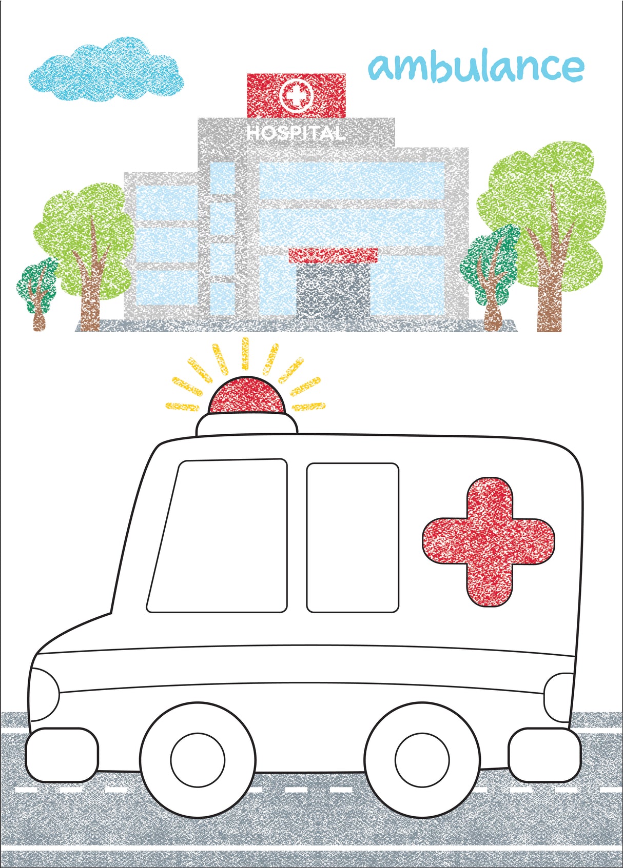 My First Colouring Book - Things That Go! - Educational Vantage