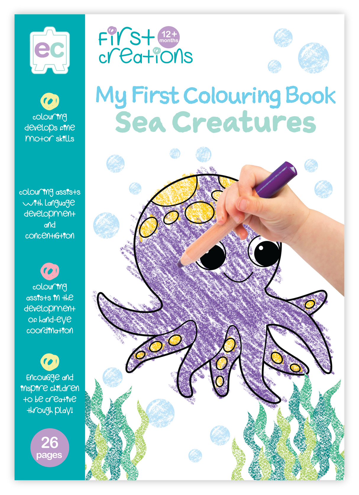 My First Colouring Book - Sea Creatures - Educational Vantage