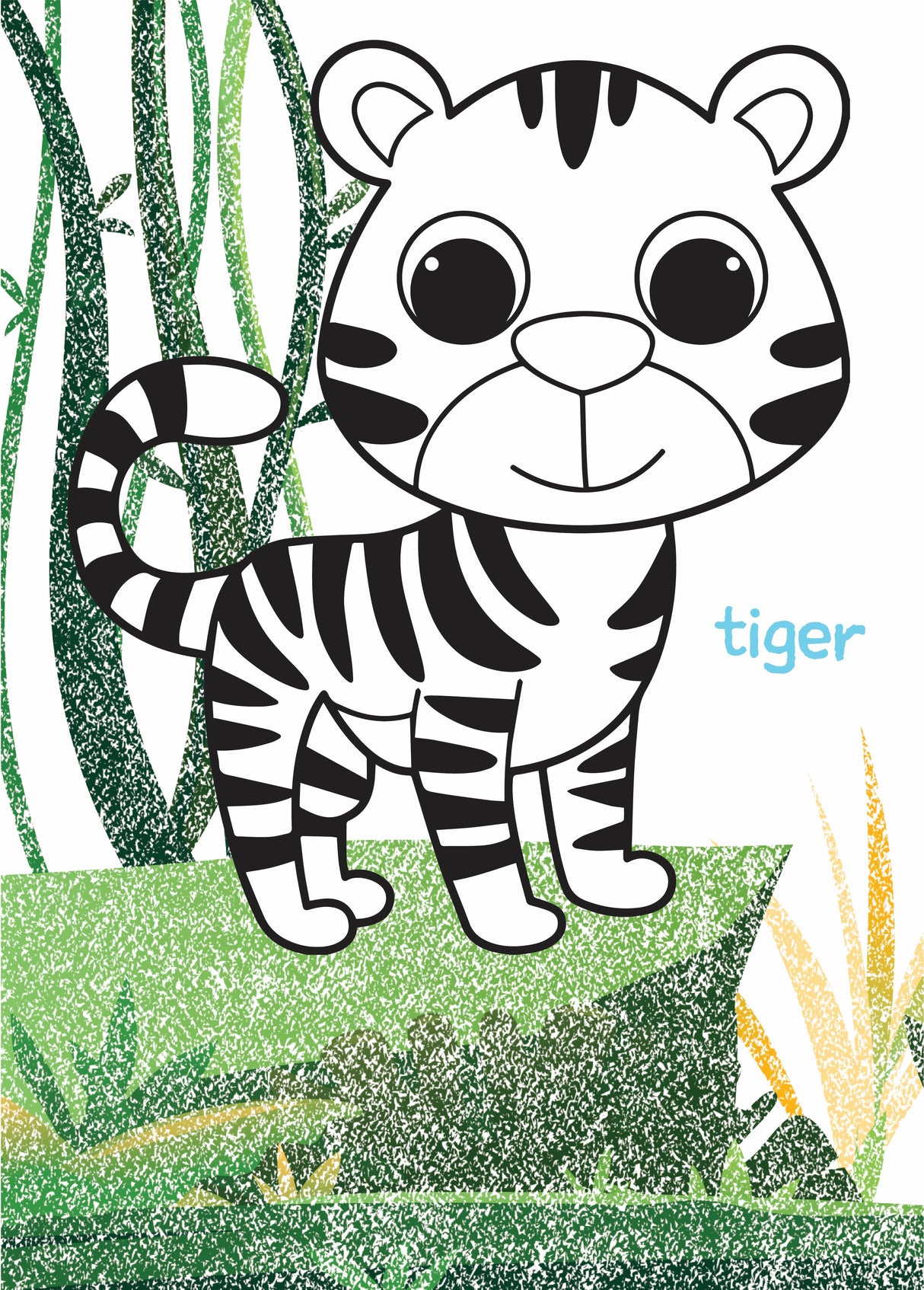 My First Colouring Book - Wild Animals - Educational Vantage