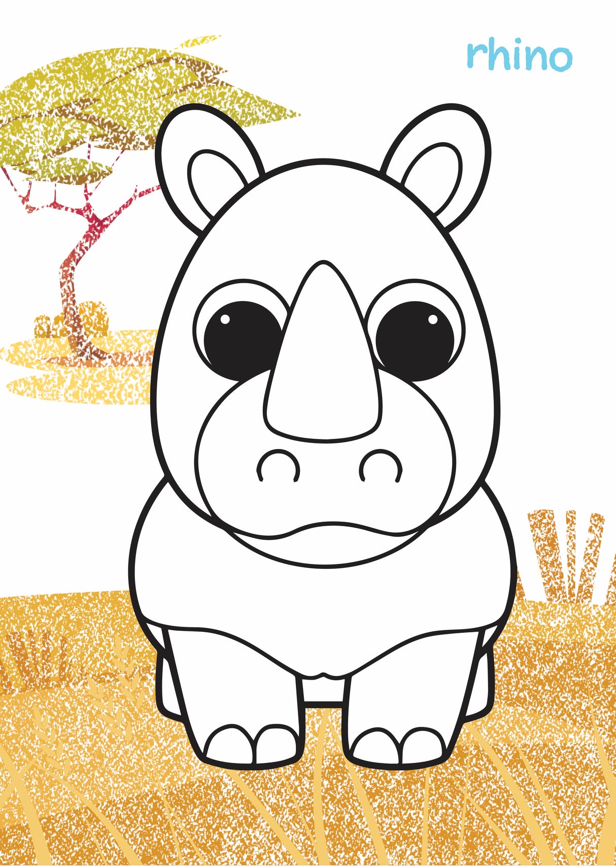 My First Colouring Book - Wild Animals - Educational Vantage