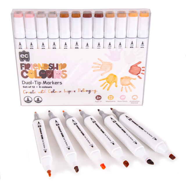 Friendship Colours Dual-Tip Markers - Educational Vantage