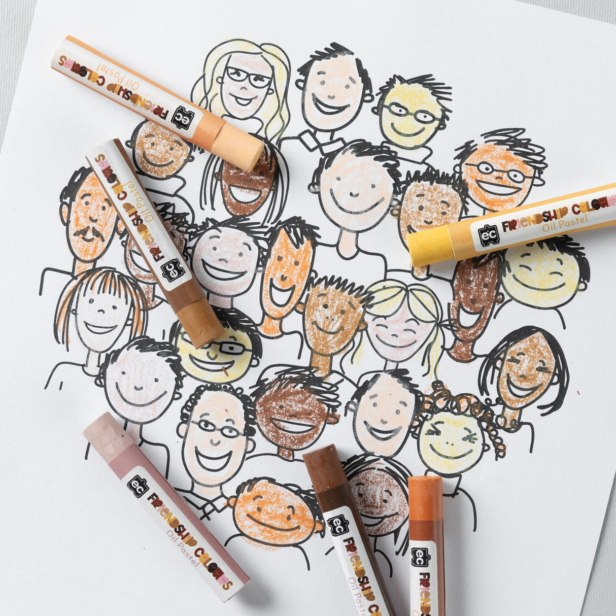 Friendship Colours Oil Pastels - Educational Vantage
