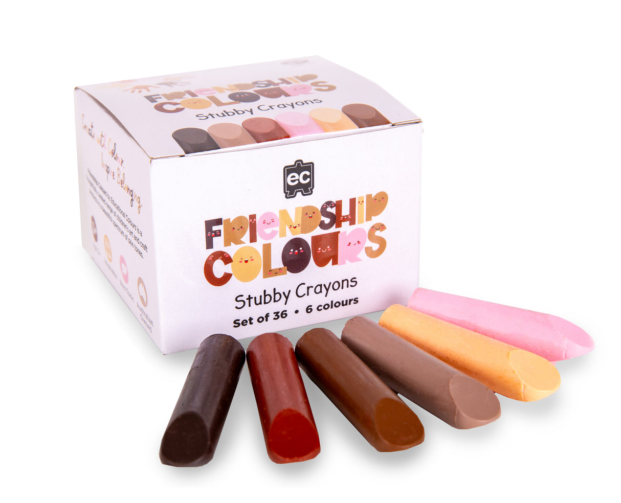 Friendship Colours Stubbies Crayons - Educational Vantage