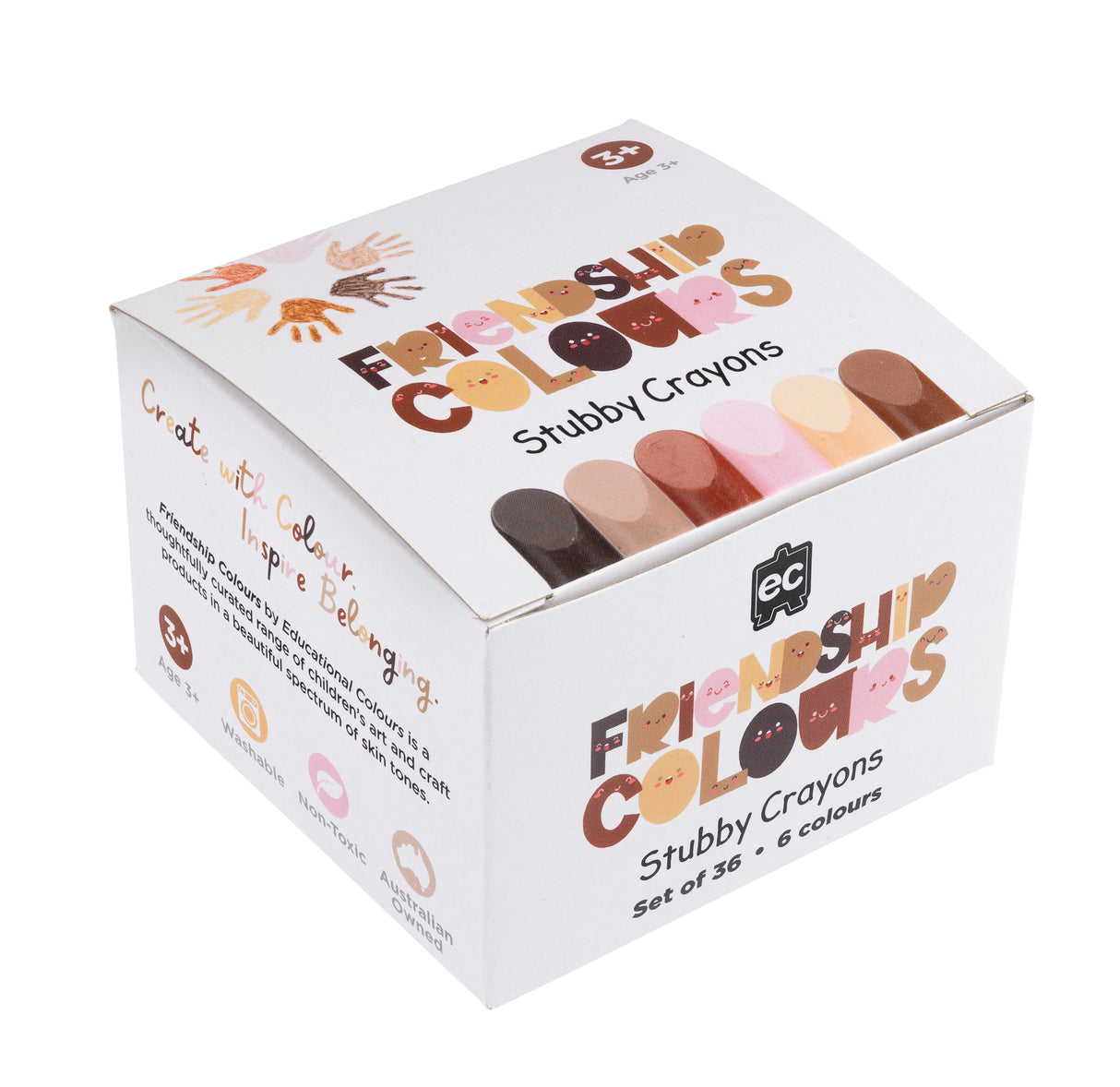 Friendship Colours Stubbies Crayons - Educational Vantage