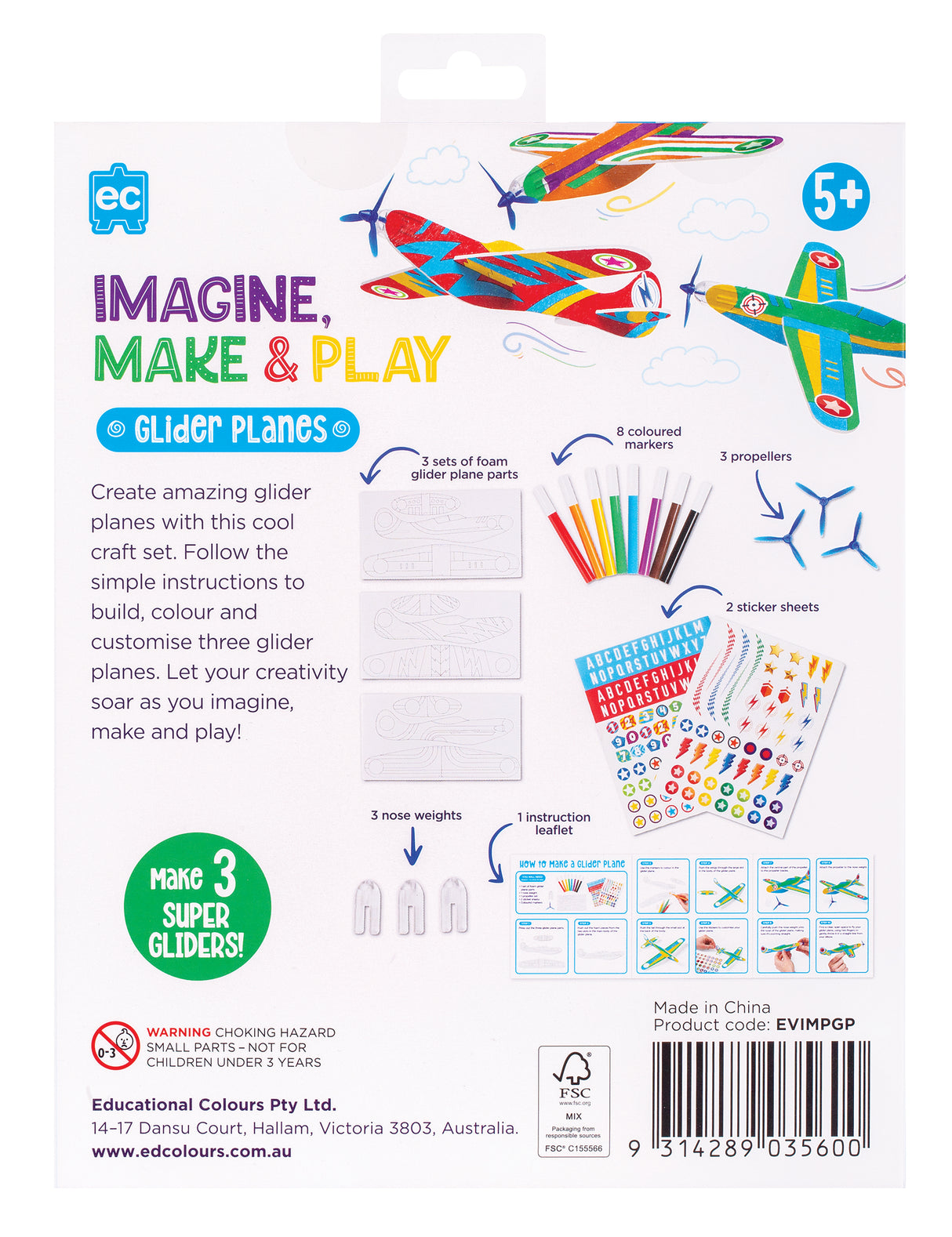 Imagine, Make & Play Glider Planes - Educational Vantage