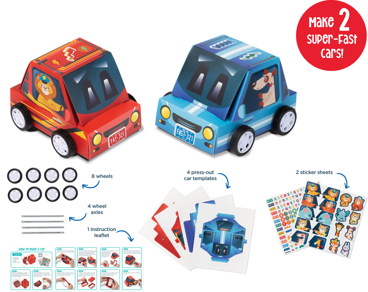 Imagine, Make & Play Racing Cars - Educational Vantage