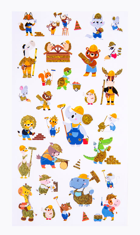 Build-It Buddies - Foil Sticker Set - Educational Vantage