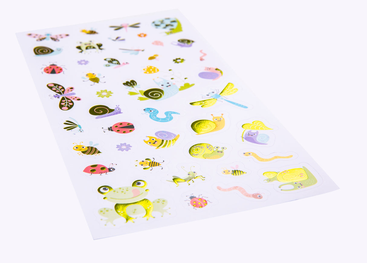 Creepy Crawly Crew - Foil Sticker Set - Educational Vantage