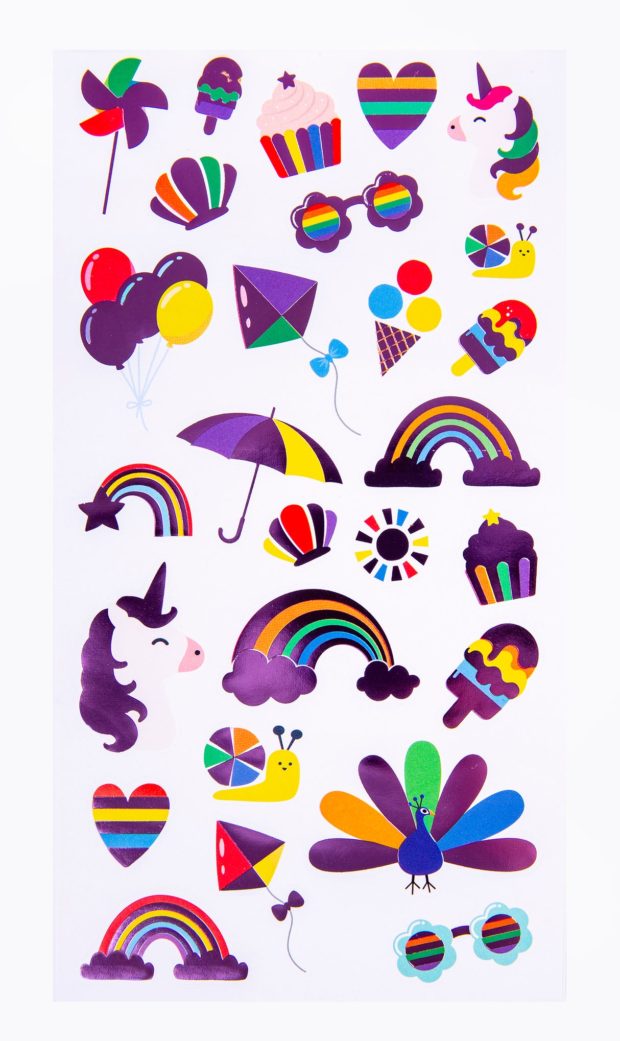 Colours of Joy  - Foil Sticker Set - Educational Vantage