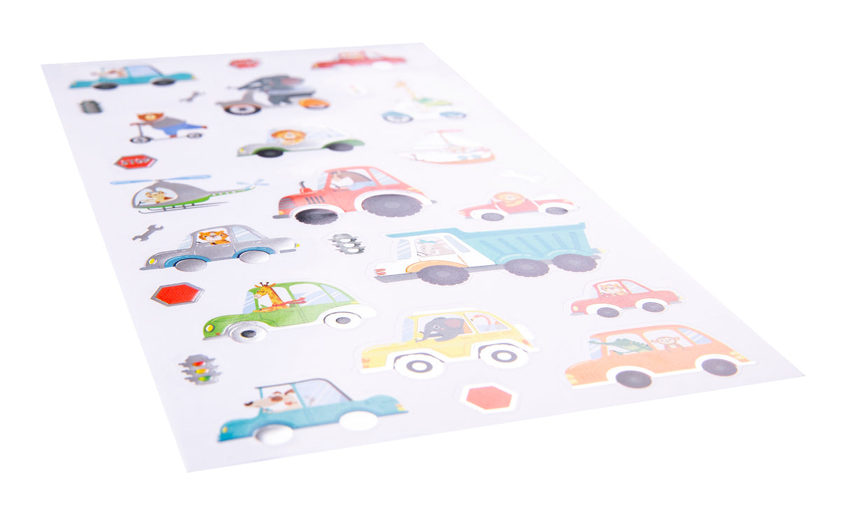 Wheely Fun Pals - Foil Sticker Set - Educational Vantage
