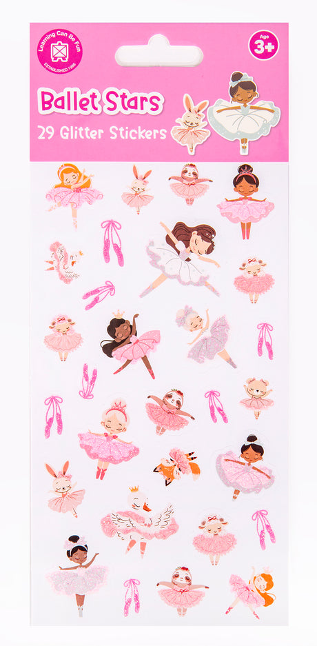 Ballet Stars - Glitter Sticker Set - Educational Vantage
