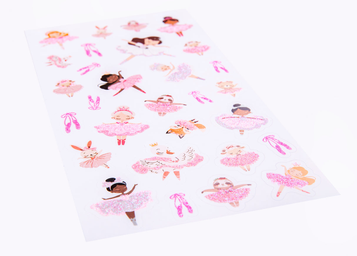 Ballet Stars - Glitter Sticker Set - Educational Vantage