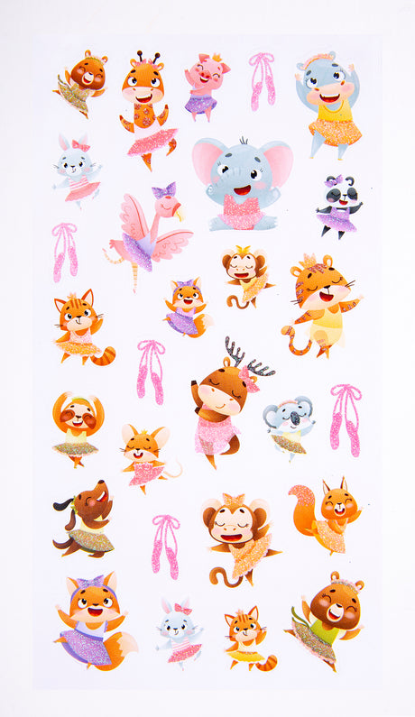 Dancing Dreamers - Glitter Sticker Set - Educational Vantage