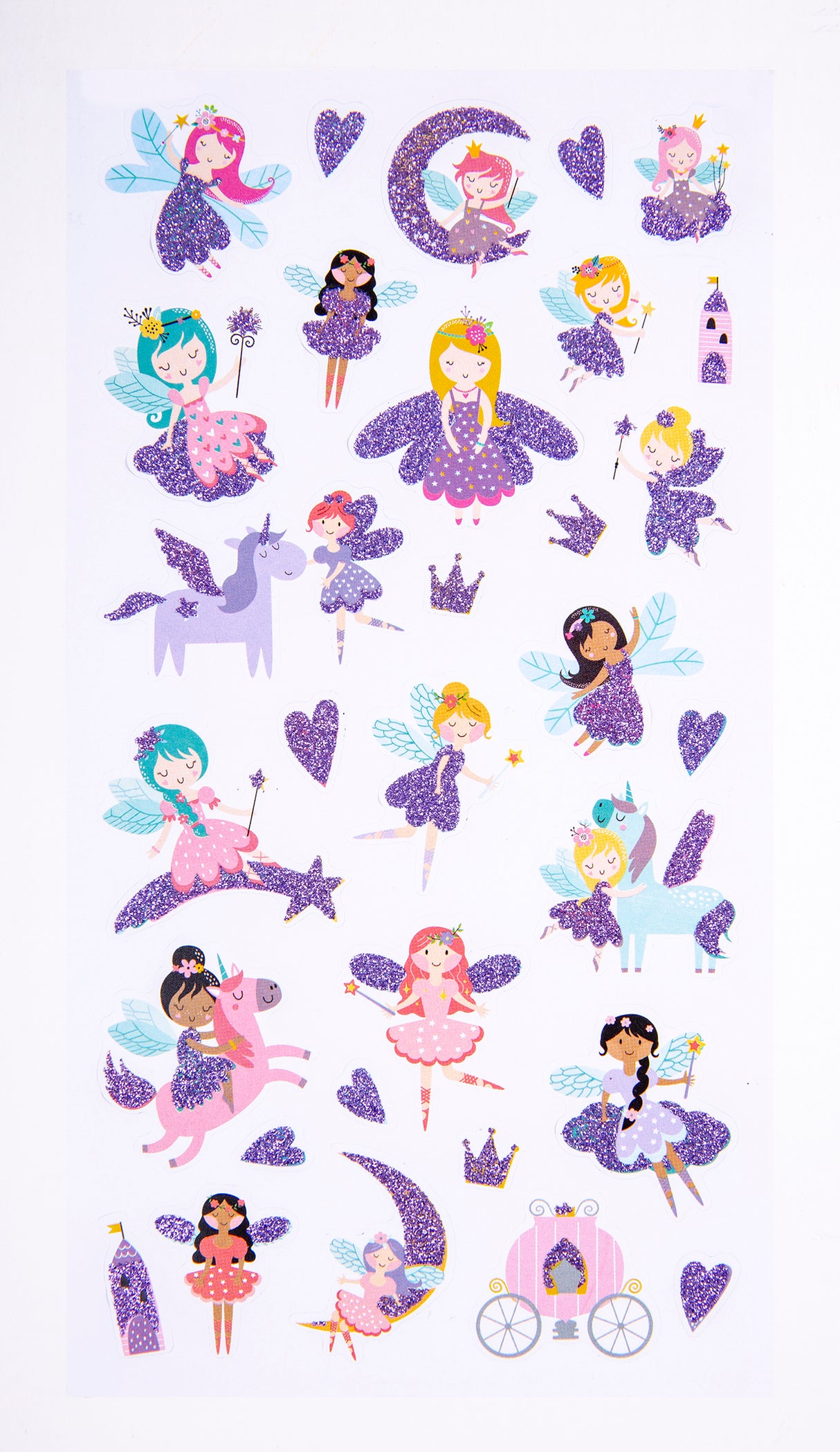 Fairy Friends - Glitter Sticker Set - Educational Vantage