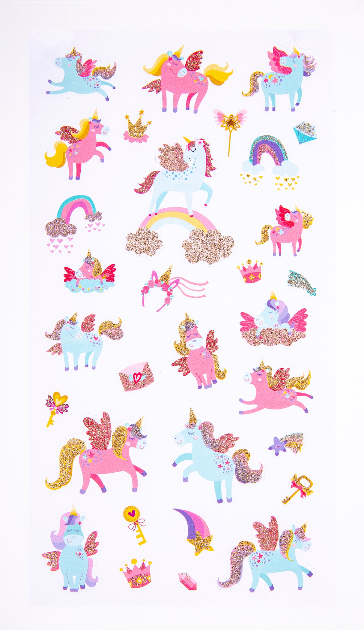Unicorn Dreams - Glitter Sticker Set - Educational Vantage