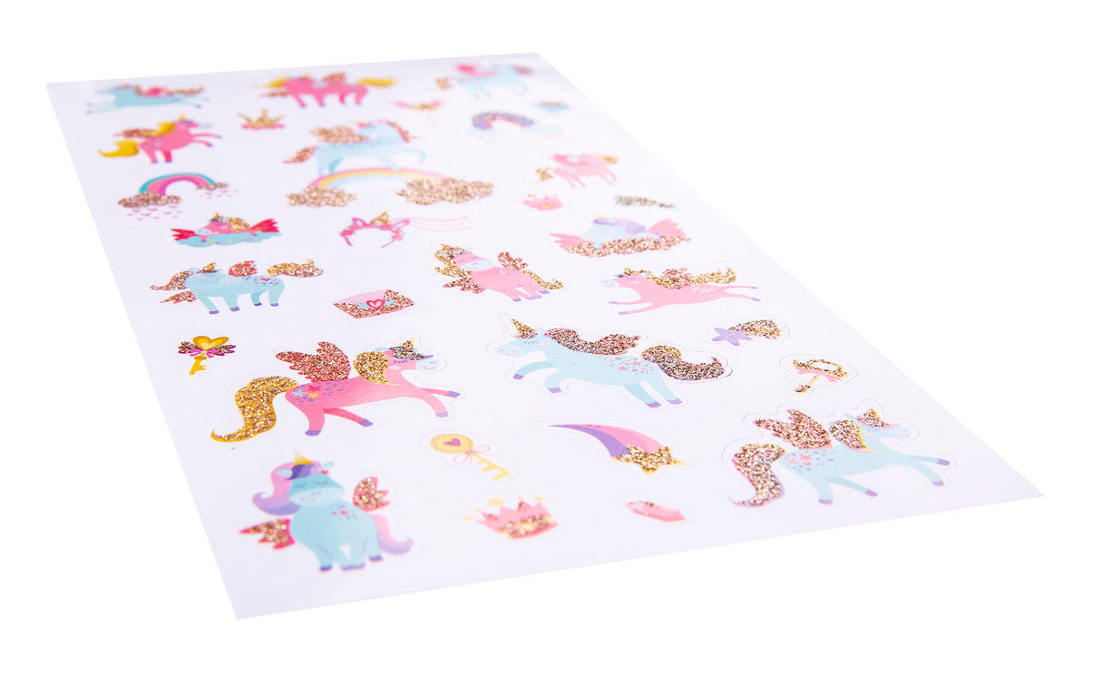 Unicorn Dreams - Glitter Sticker Set - Educational Vantage
