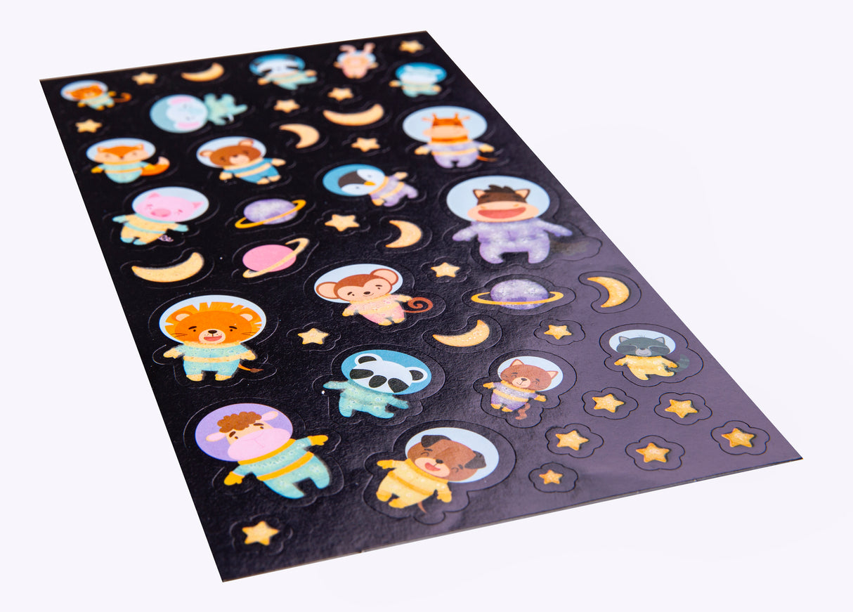 Cosmic Critters - Glow Sticker Set - Educational Vantage
