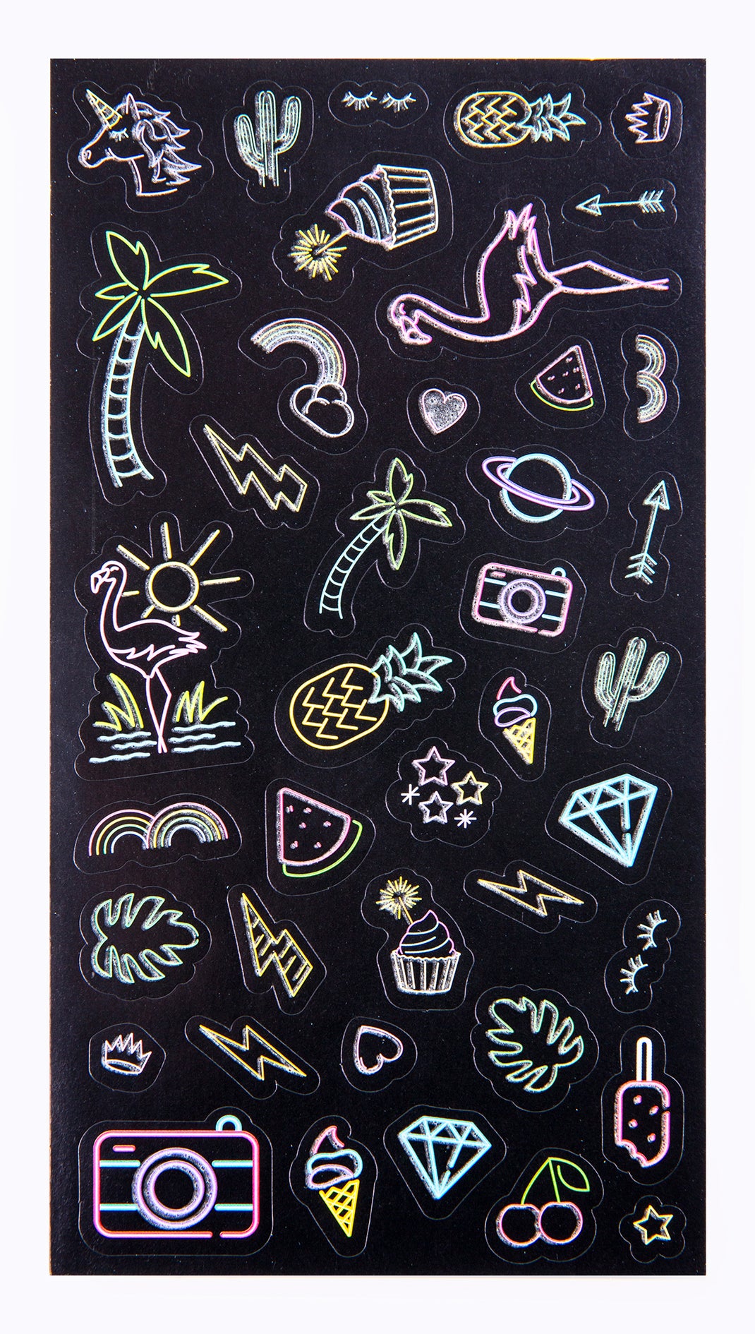 Neon Nights - Glow Sticker Set - Educational Vantage