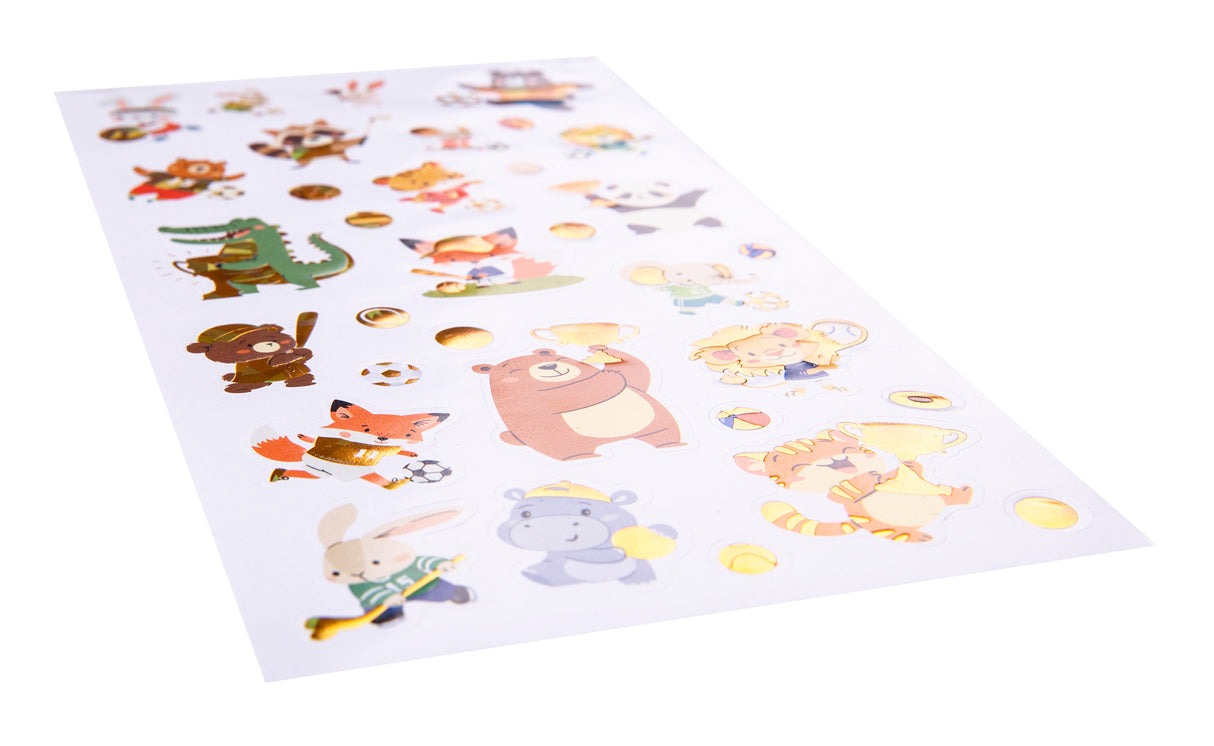 Animal Athletes - Holo Sticker Set - Educational Vantage