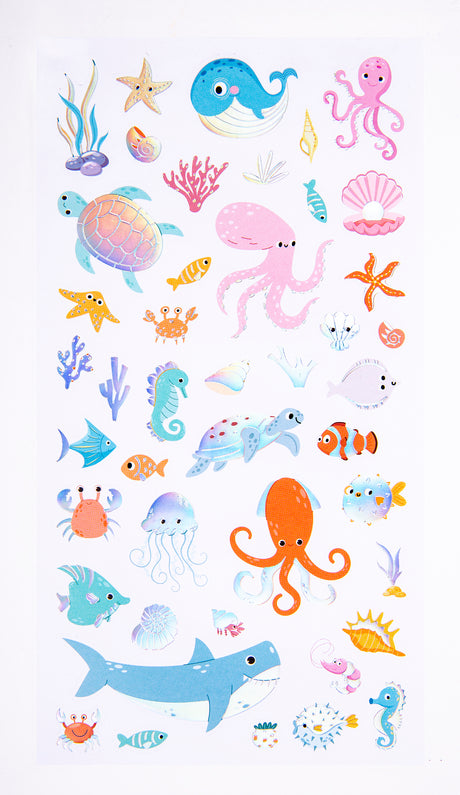 Aquatic Adventures - Holo Sticker Set - Educational Vantage