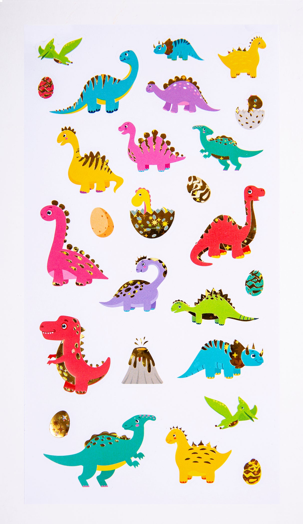 Dino Adventures - Holo Sticker Set - Educational Vantage