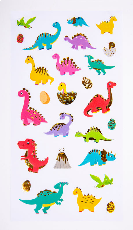 Dino Adventures - Holo Sticker Set - Educational Vantage