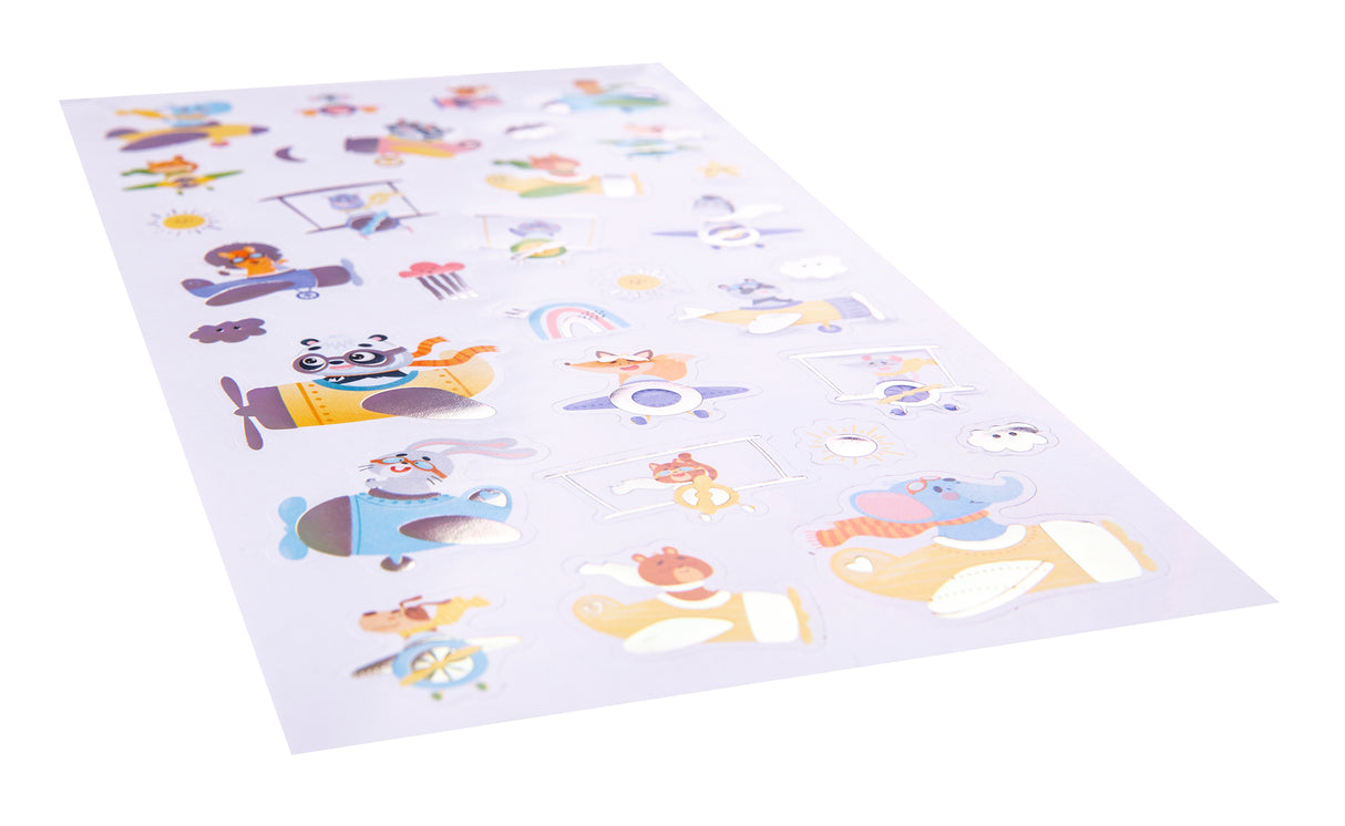 Furry Flyers - Holo Sticker Set - Educational Vantage