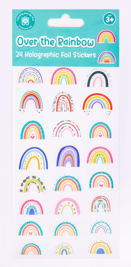 Over the Rainbow - Holo Sticker Set - Educational Vantage