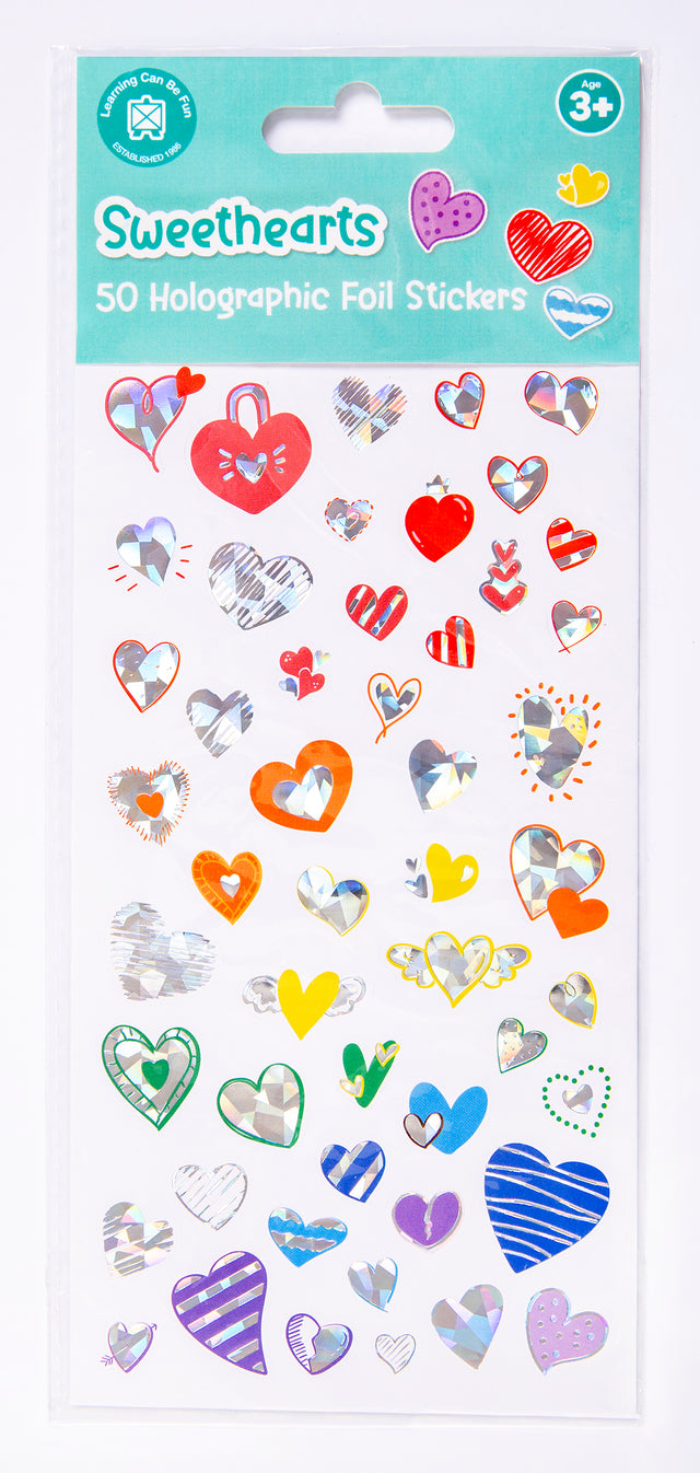 Sweethearts - Holo Sticker Set - Educational Vantage