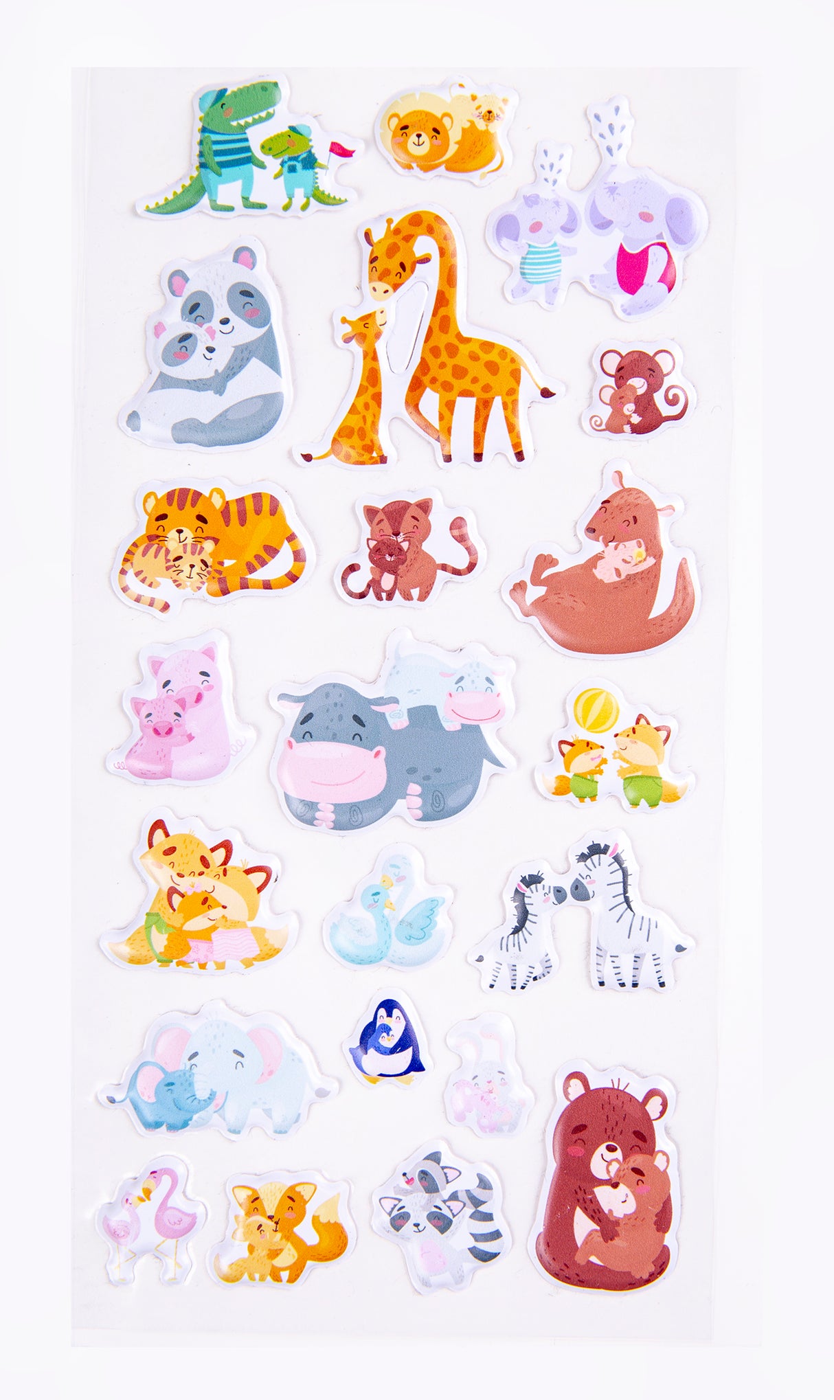 Little Paws, Big Love - Puffy Sticker Set - Educational Vantage