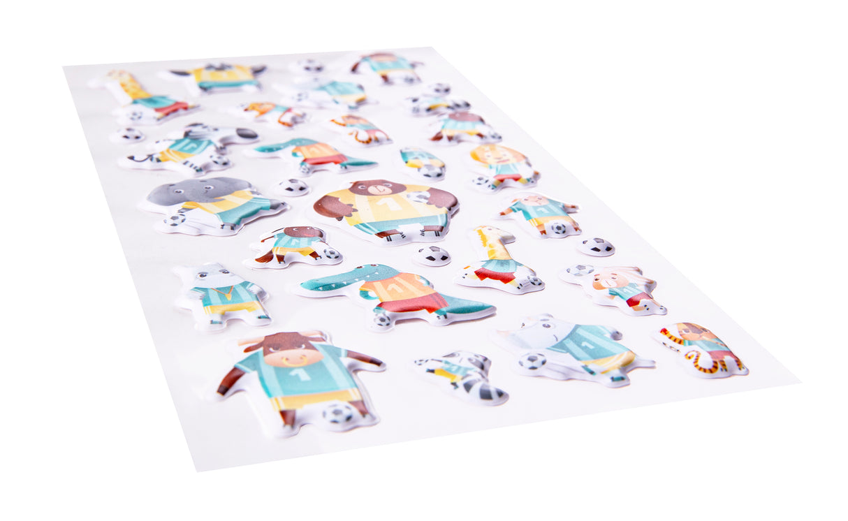 Soccer Stars - Puffy Sticker Set - Educational Vantage