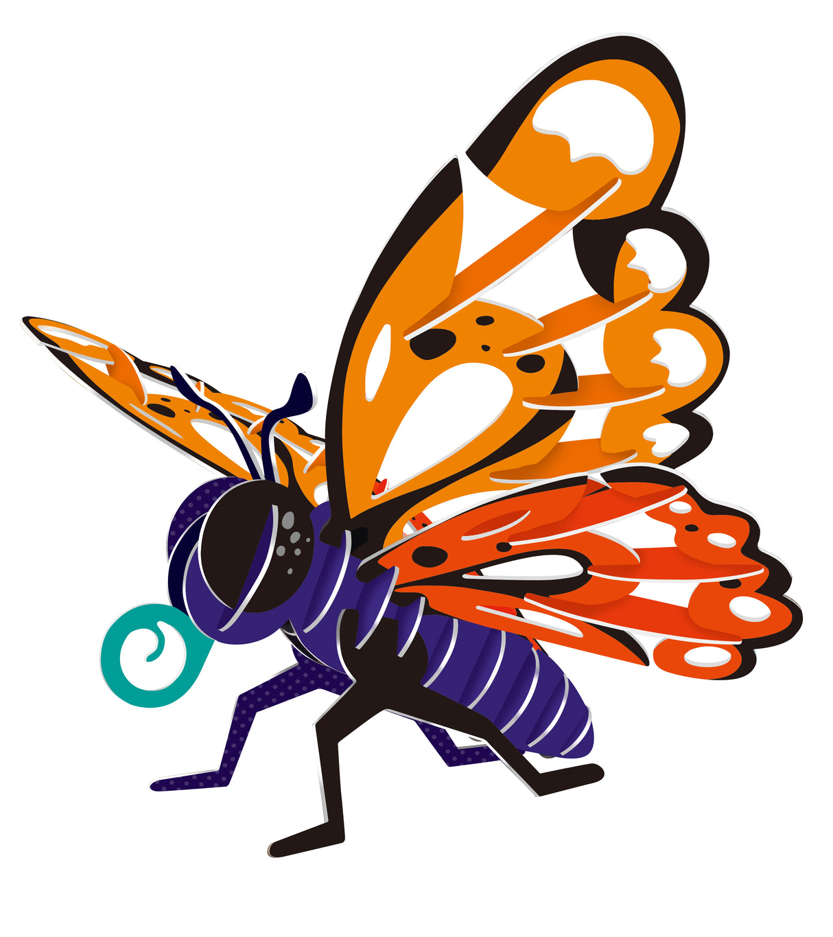 Giant 3D Puzzle - Beautiful Butterfly - Educational Vantage