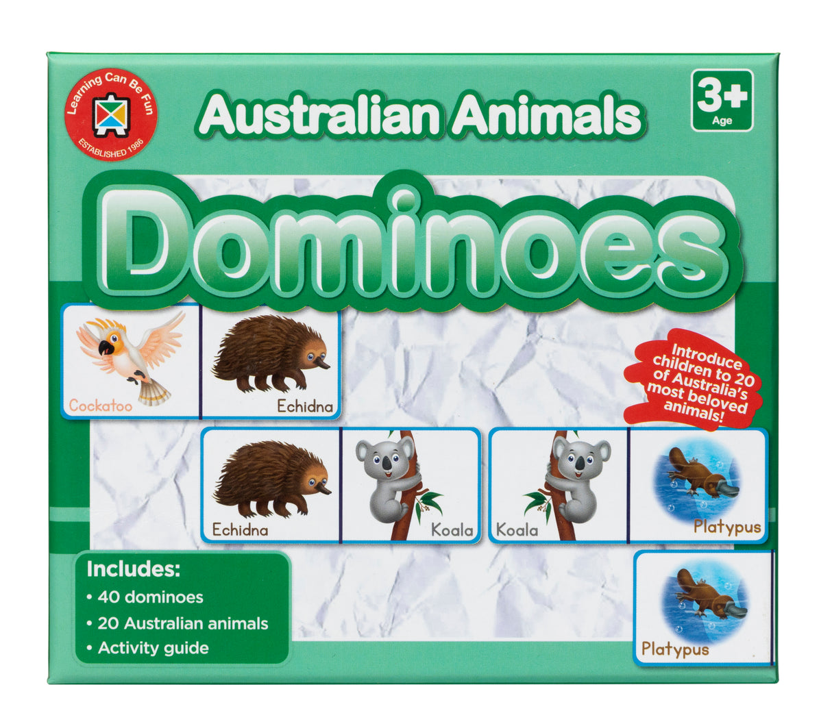 Australian Animals Dominoes - Educational Vantage