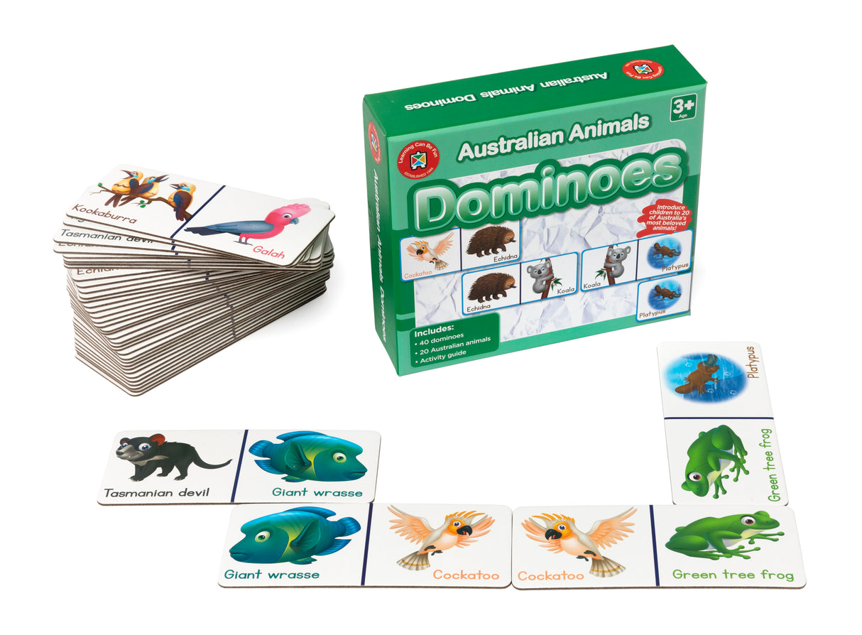 Australian Animals Dominoes - Educational Vantage