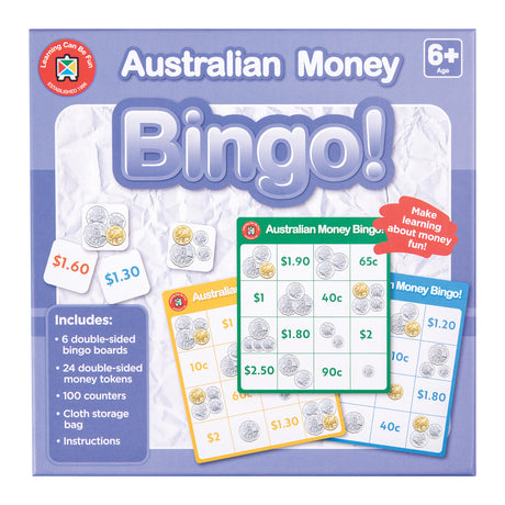 Australian Money Bingo - Educational Vantage