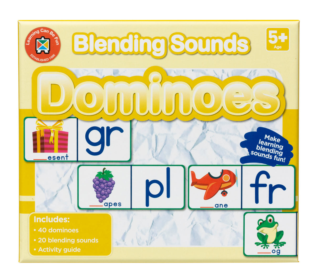 Blending Sounds Dominoes - Educational Vantage