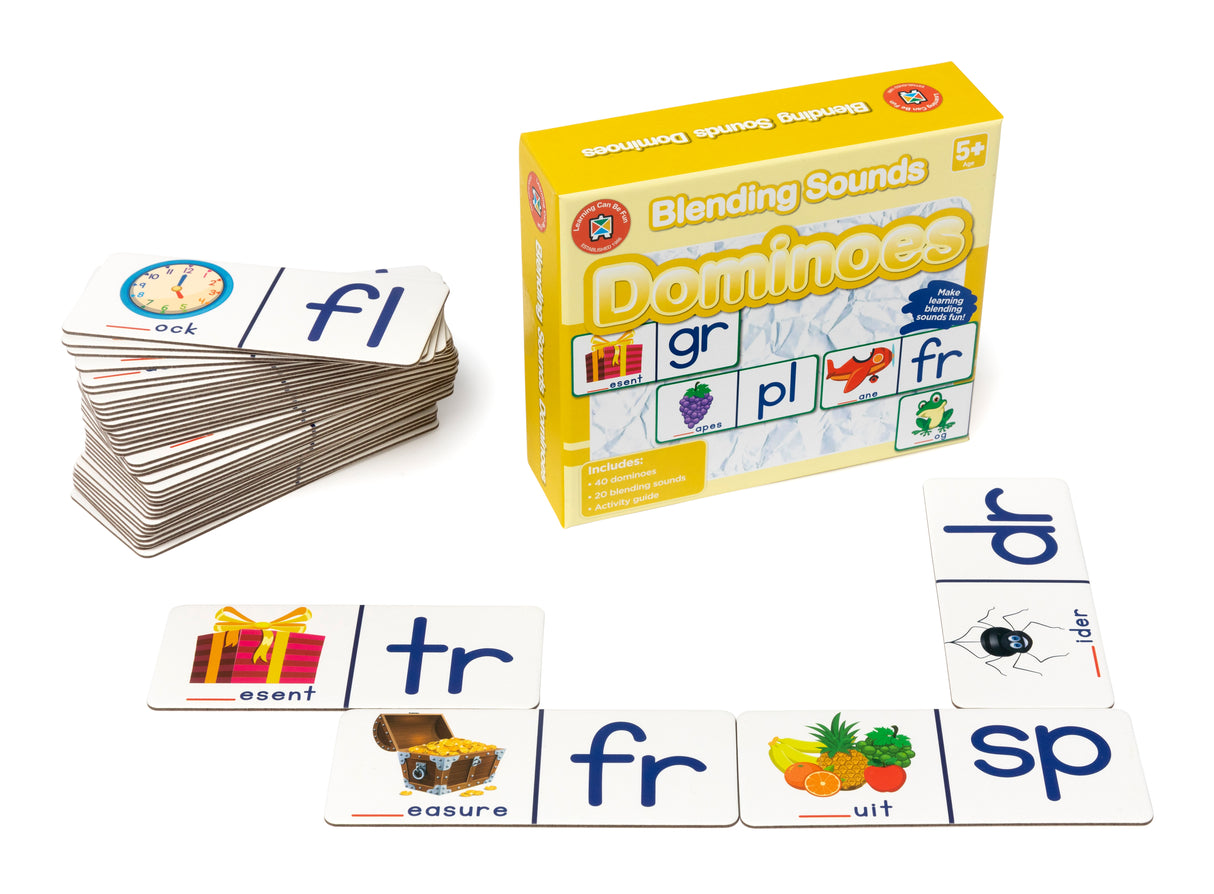 Blending Sounds Dominoes - Educational Vantage
