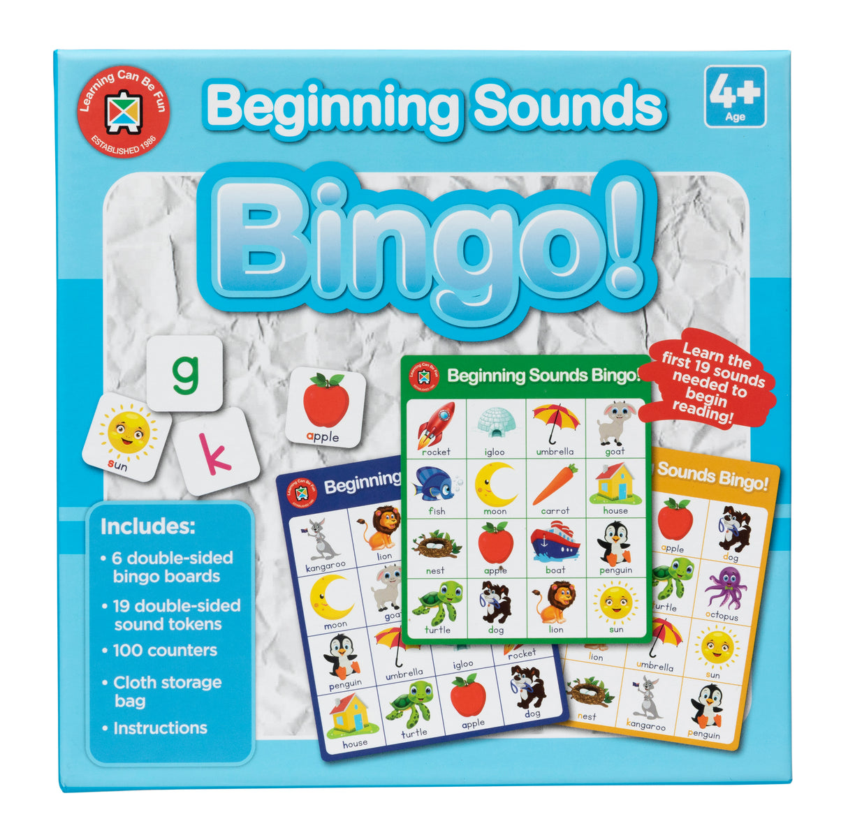 Beginning Sounds Bingo! - Educational Vantage
