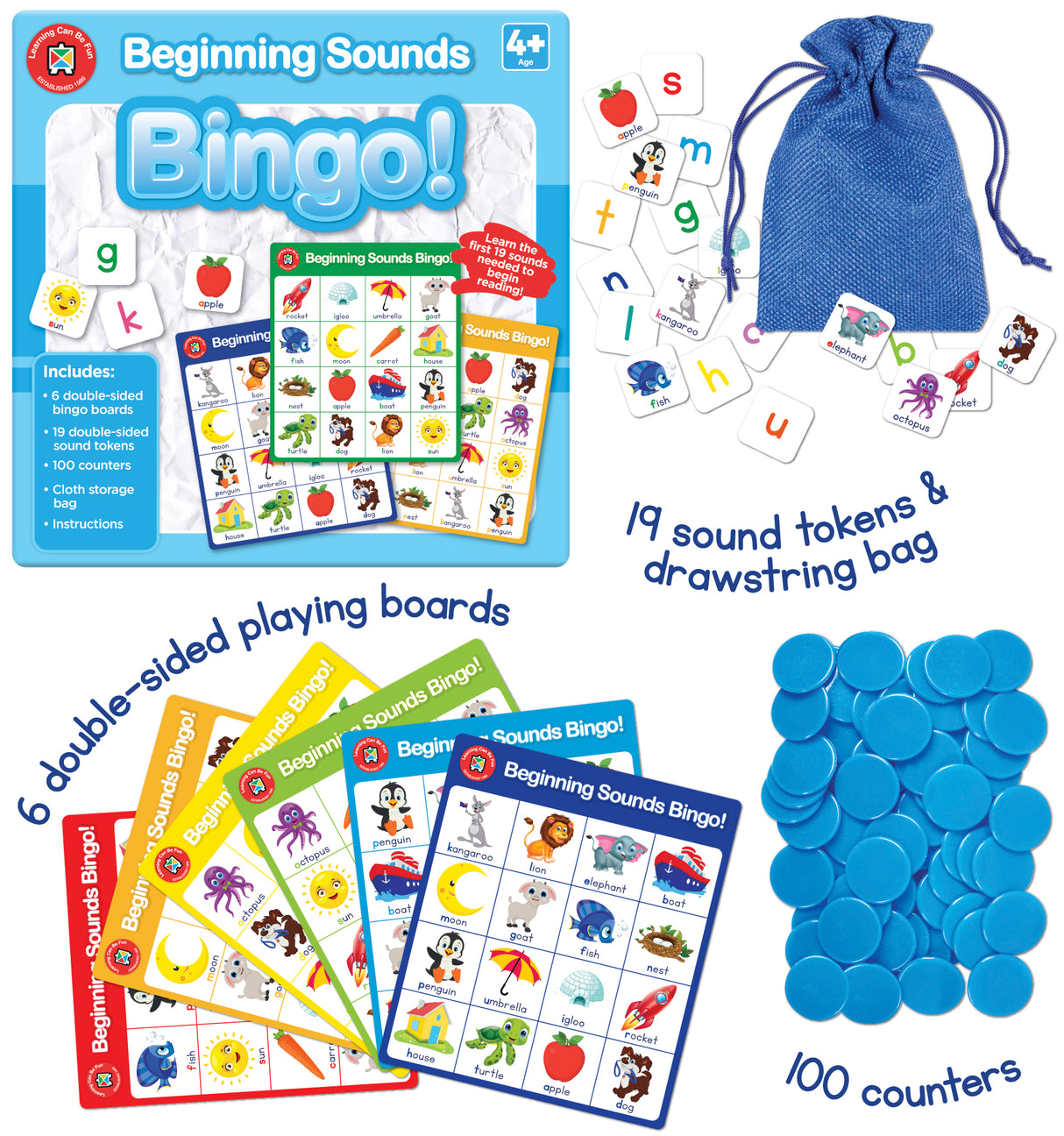 Beginning Sounds Bingo! - Educational Vantage