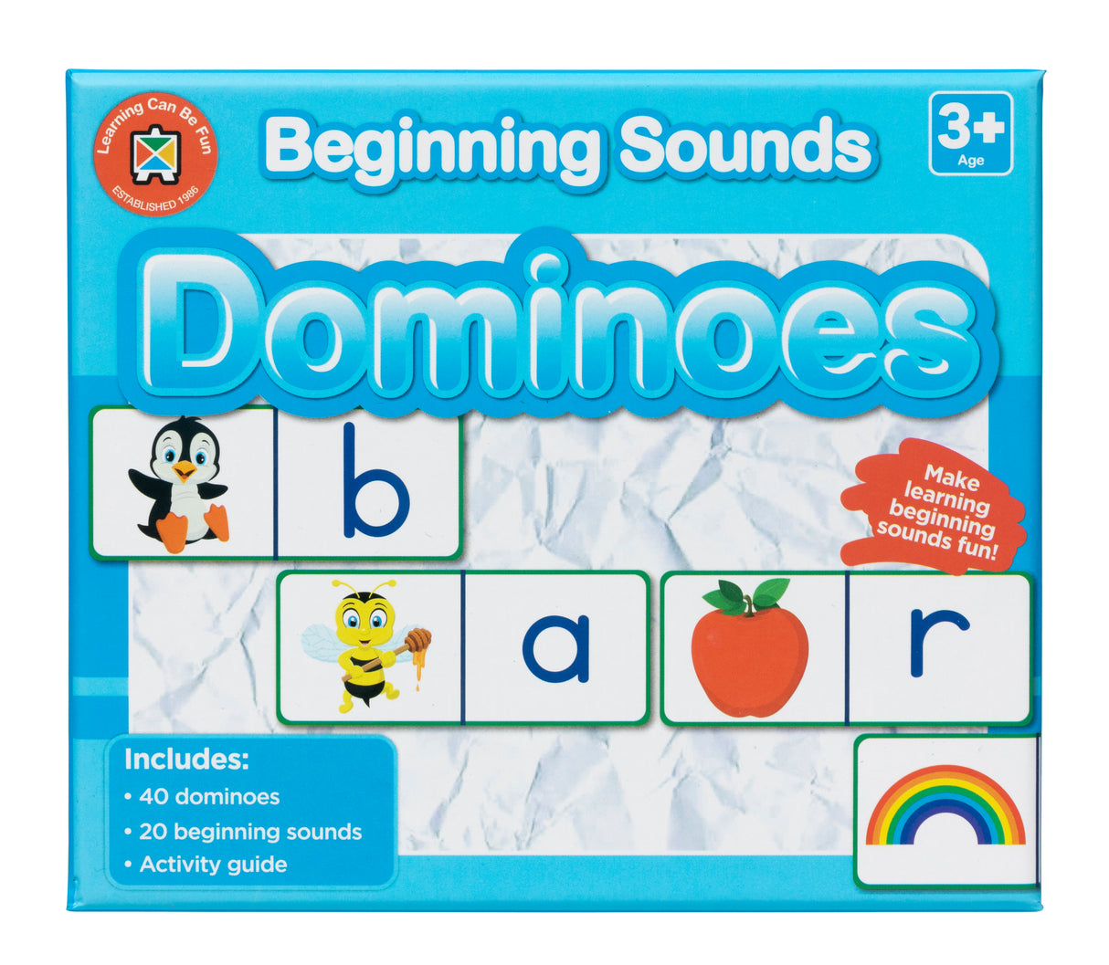 Beginning Sounds Dominoes - Educational Vantage